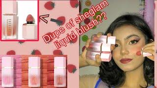 Handaiyan liquid blush review  Dupe of sheglam liquid blush 