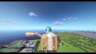 Вот что построил главный админ на моём сервере DeluxeCraft24 -- Minecraft -- _ -- DVIEXPRESS