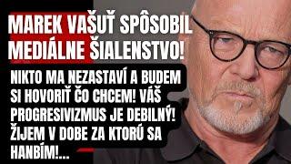 Prefackal drzých Progresívcov! Herec Marek Vašut rozpútal PEKLO pred kamerami! Nastal čas to povedať