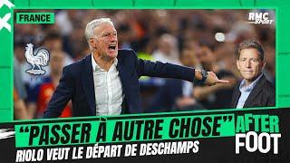 Équipe de France : "Il faut passer à autre chose !", Riolo demande le départ de Deschamps