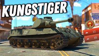 Kungstiger (King Tiger) Swedish Heavy Tank Gameplay in War Thunder | No Commentary