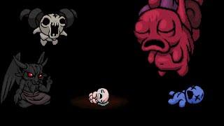 The Binding Of Isaac Rebirth All Bosses Compilation / NO BOSS RUSH