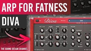 DIVA Tutorial | Arp for FAT Background | Melodic Techno