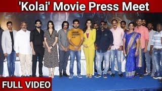 Kolai Movie Press Meet | Vijay Antony | Ritika Singh | Meenakshi Chaudhary | Mysskin