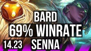 BARD & Jinx vs SENNA & Ashe (SUP) | 69% winrate, 2/3/21 | NA Grandmaster | 14.23