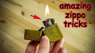 Amazing ZIPPO tricks that everyone can do