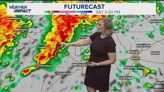 Severe storms possible Saturday afternoon