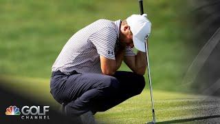 Jordan Spieth in clear pain before Travelers Championship withdrawal | Golf Channel