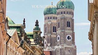 Youngbuin Vlog 이사 후 바이에른에서의 여행같은 일상. 전시도 보고 커피도 마시고 구석구석 Munich & Augsburg 산책. 뮌헨 아욱스부르크 일상 브이로그