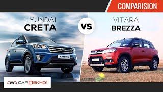 Hyundai Creta vs Maruti Suzuki Vitara Brezza | Comparison Review