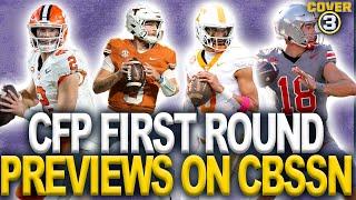 CFP First Round Previews: Tennessee-Ohio State | Clemson-Texas | SMU-PSU | Cover 3 on CBSSN