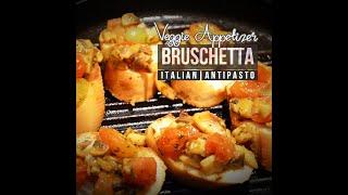 How to make delicious Veggie Appetizer in 10 minutes - Bruschetta | Italian Antipasto | Shorts