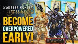 Monster Hunter Wilds - 5 Most Powerful WEAPONS & ARMOR You Need To Get Early! Low Rank Gear Up Guide