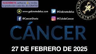 Horóscopo Diario - Cáncer - 27 de Febrero de 2025.