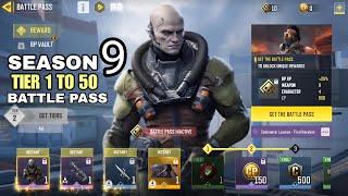 Season 9 Orbital Raiders Tier 1 to 50 All Battle pass Rewards Characters Weapons Leaks Codm 2024