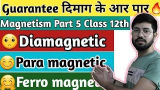 Magnetism04: Diamagnetism Paramagnetism & Ferromagnetism material, What is diamagnetic Paramagnetic