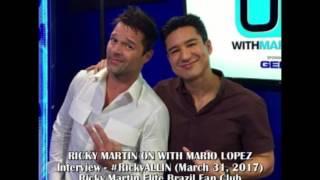 (AUDIO INTERVIEW) Ricky Martin On With Mario Lopez #RickyALLIN