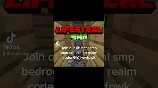 #minecraft#lifestealsmp#bedrock#realm#viral