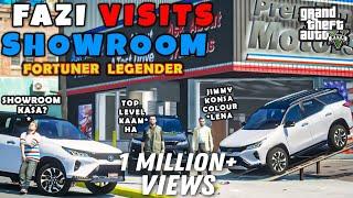 Fazi Visits Showroom | FORTUNER LEGENDER | GTA 5 | Real Life Mods #185 | URDU |