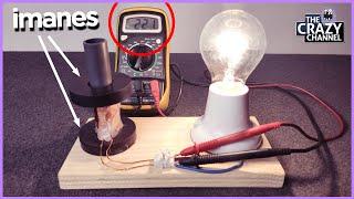 INFINITE ENERGY WITH MAGNETS !! Magnetic induction experiment. Do it yourself | Tutorial