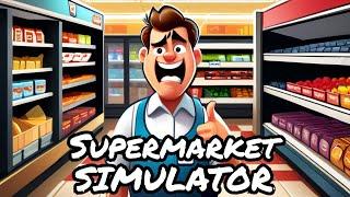 SpagOp Is Live  \  Playing SuperMarket Simulator  \   Facecam Today 