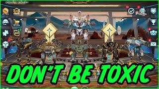 Let's Talk about (not) being Toxic and play five games | War Robots #WRunity