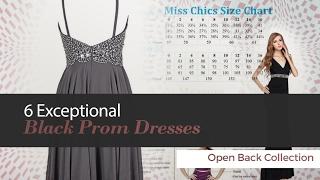 6 Exceptional Black Prom Dresses Open Back Collection