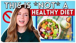 A "Healthy Diet" Is NOT WHAT YOU THINK! RD Spills the Tea on Diets...