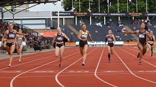 Femke Bol, Lieke klaver, Tasa Jiya • Women's 200m • FINAL • Dutch Athletics Championships  30/06