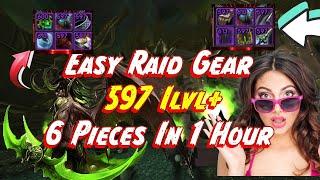 NO GOLD, NO SPARK!!! MUST Watch : How To Get 6+ Pieces of FREE 597-613 ilvl Gear in JUST 1 Hour!