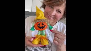 TUTORIAL zucca gnomo per Halloween