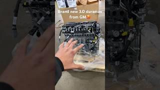 Brand new 3.0 Duramax sent over from GM #mechanic #automobile #sierradenali #car #duramax