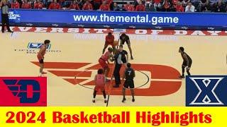 Xavier vs Dayton Basketball Game Highlights 10 20 2024