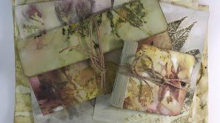 More Eco Dyeing & Ideas For How To Use The Prints