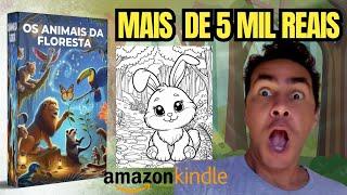 Como Ganhar Dinheiro na AMAZON com Livros INFANTIL DE COLORIR feito com IA, Ganhe em Dólar!