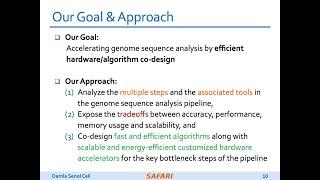 SAFARI Live Seminar: Accelerating Genome Sequence Analysis via Efficient HW/Algorithm Co-Design