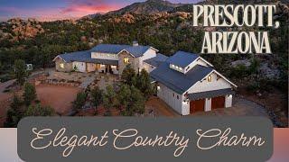 Tour This One of a Kind Elegant Country Home in Prescott, AZ!  Arizona Mountain Living! #luxury