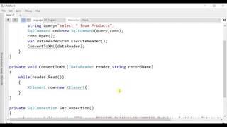 How to convert DataReader(sql query result) to XML in C# Ado.Net