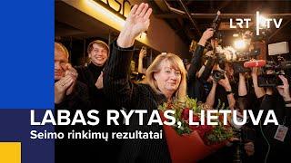 Seimo rinkimų rezultatai | Labas rytas, Lietuva | 2024-10-28