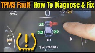 TPMS Fault Found & Fixed - Step By Step Process & System Information