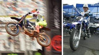 SMX Round One Press Day | Hudson Races Pitbike Race! Pitbike Backflip???