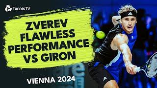 Alexander Zverev Flawless Performance vs Marcos Giron | Vienna 2024 Highlights