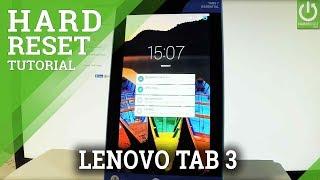 Hard Reset LENOVO Tab3 7 Essential - Reset Code / Format