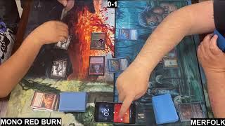 Modern  - Burn Vs Merfolk