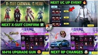 New M416 SKIN  Free Upgrade Gun ! BGMI A11 RP 1 To 100 Rewards | Next X Suit | Next UC UP Event