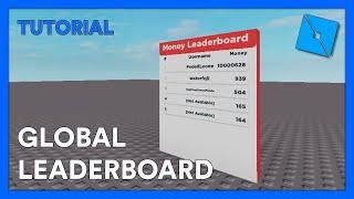 How to make a Global Leaderboard! | Roblox Studio