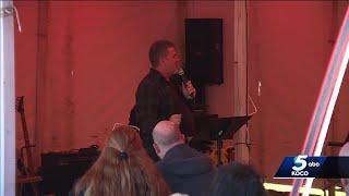 Oklahoma City church holds first service after building destroyed in fire