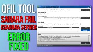 How to Fix Sahara Fail Error in QFIL | Fix QSahara Server Error in QFIL (100% Working)