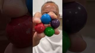  ASMR CHARMS BLOW POP GUM BALLS INSIDE OUTS CANDY (4 FLAVORS) AND EATING SOUNDS  #asmr #shorts