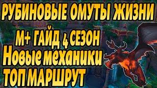 РУБИНОВЫЕ ОМУТЫ ЖИЗНИ ТАКТИКА 4 СЕЗОН World of warcraft Dragonflight ГАЙД РУБИНОВЫЕ ОМУТЫ ЖИЗНИ